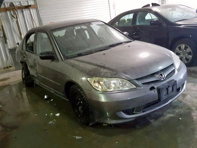 2HGES16544H589064 - 2004 HONDA CIVIC LX SILVER photo 1