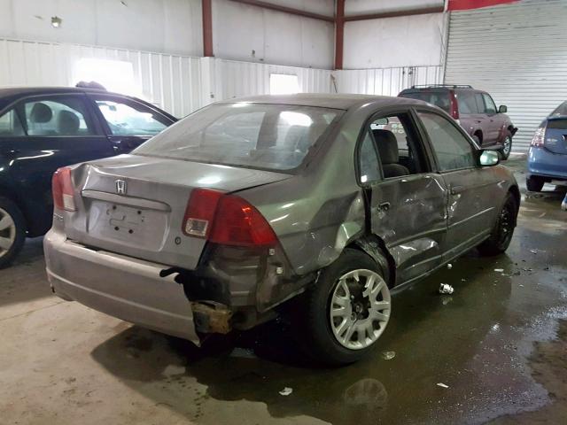 2HGES16544H589064 - 2004 HONDA CIVIC LX SILVER photo 4