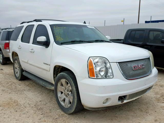 1GKFC13067R375212 - 2007 GMC YUKON WHITE photo 1