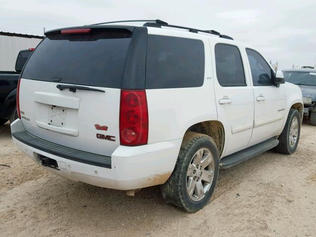 1GKFC13067R375212 - 2007 GMC YUKON WHITE photo 4