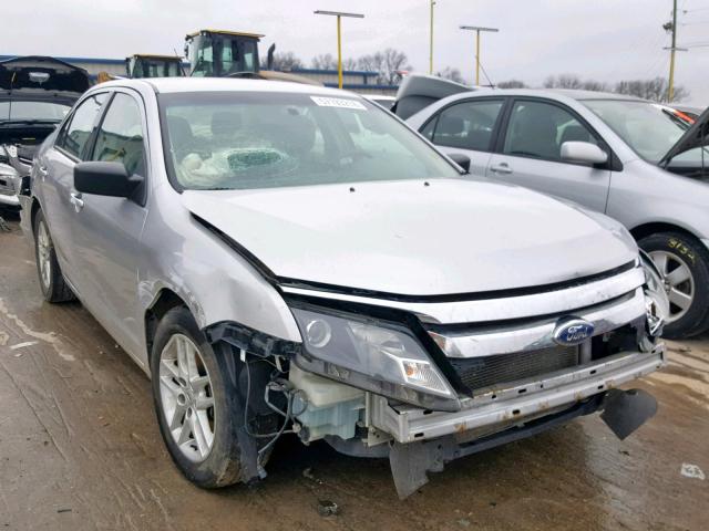 3FAHP0GA8BR337635 - 2011 FORD FUSION S SILVER photo 1