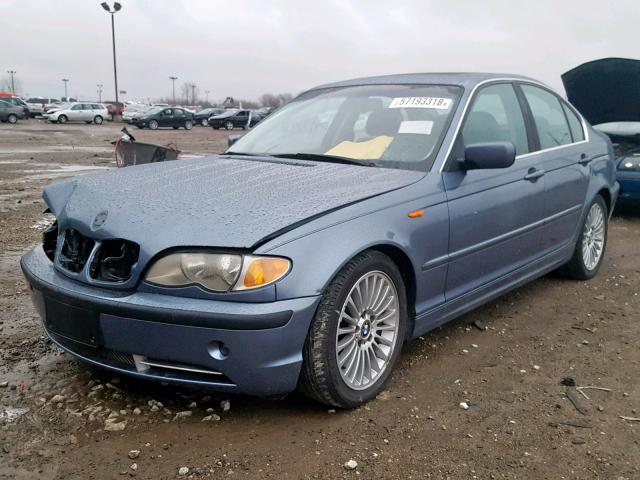 WBAEV534X2KM23255 - 2002 BMW 330 I BLUE photo 2