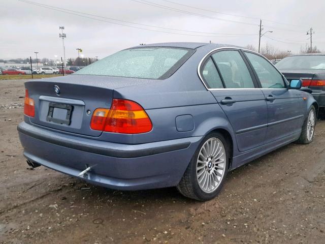 WBAEV534X2KM23255 - 2002 BMW 330 I BLUE photo 4