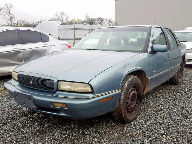 2G4WB52M0T1426731 - 1996 BUICK REGAL CUST TURQUOISE photo 2