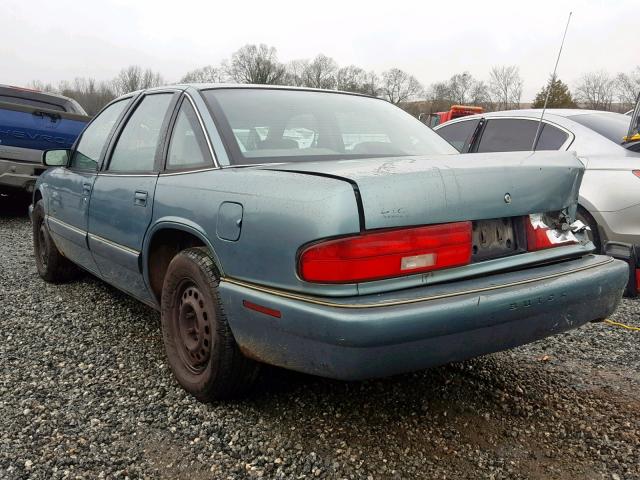 2G4WB52M0T1426731 - 1996 BUICK REGAL CUST TURQUOISE photo 3