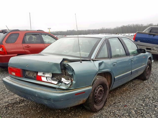 2G4WB52M0T1426731 - 1996 BUICK REGAL CUST TURQUOISE photo 4