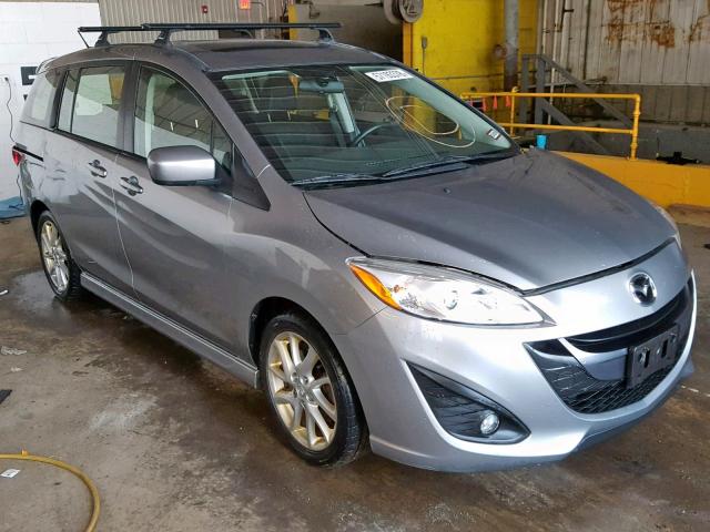 JM1CW2DL2C0141328 - 2012 MAZDA 5 SILVER photo 1