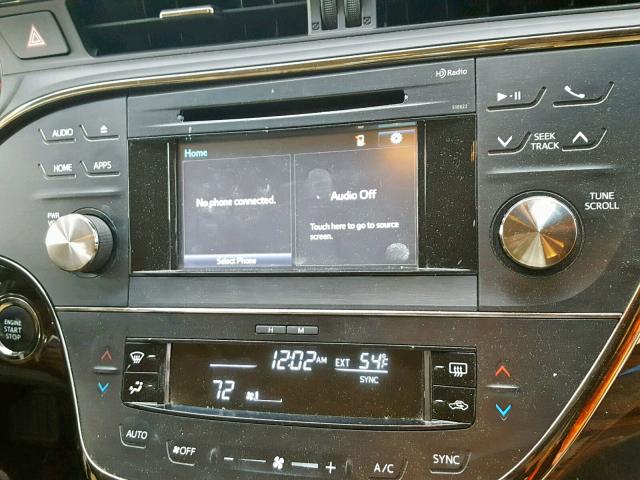 4T1BK1EB4FU177764 - 2015 TOYOTA AVALON XLE BLUE photo 10