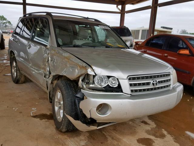 JTEGF21A620040887 - 2002 TOYOTA HIGHLANDER SILVER photo 1