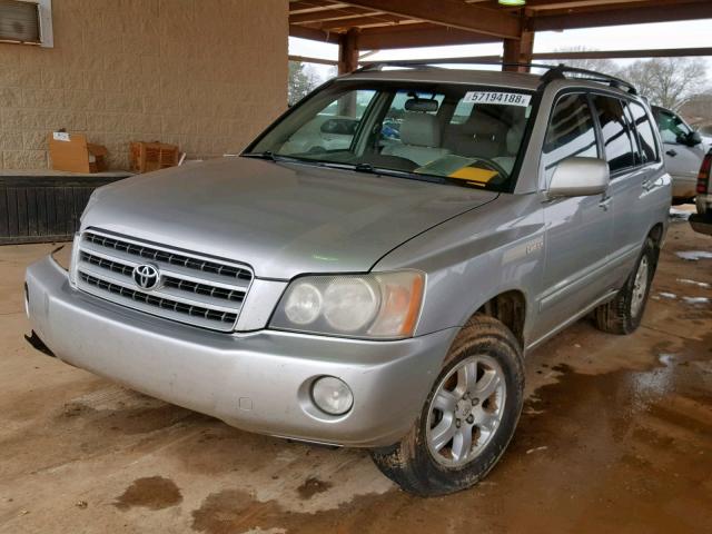 JTEGF21A620040887 - 2002 TOYOTA HIGHLANDER SILVER photo 2