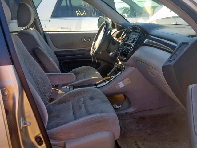 JTEGF21A620040887 - 2002 TOYOTA HIGHLANDER SILVER photo 5