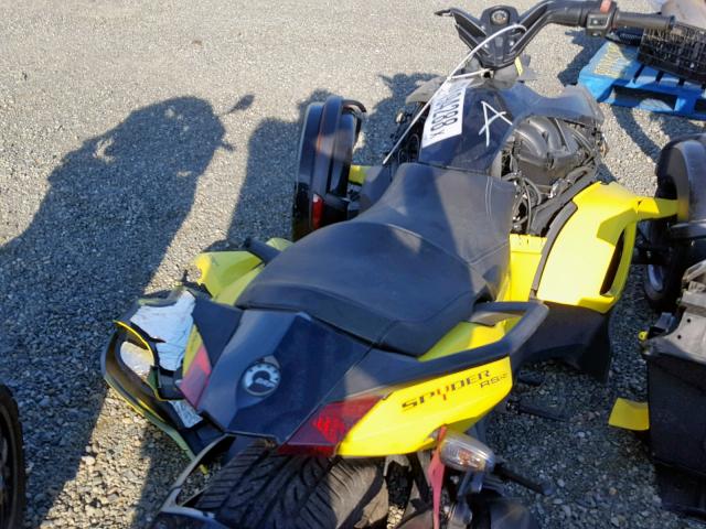 2BXNABC18EV000089 - 2014 CAN-AM SPYDER YELLOW photo 6