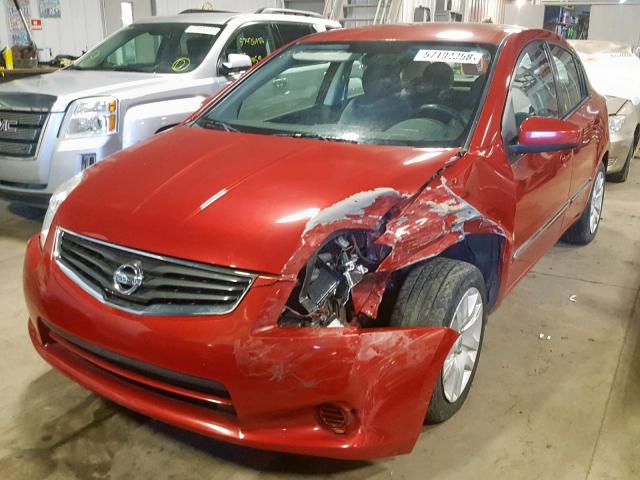 3N1AB6AP4CL734549 - 2012 NISSAN SENTRA 2.0 RED photo 2