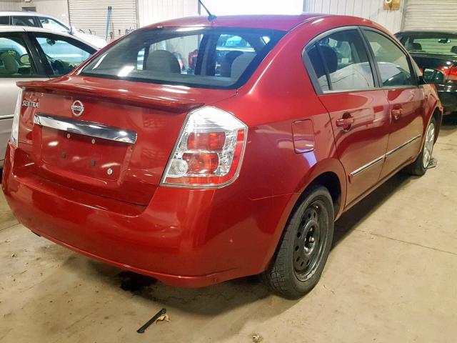 3N1AB6AP4CL734549 - 2012 NISSAN SENTRA 2.0 RED photo 4