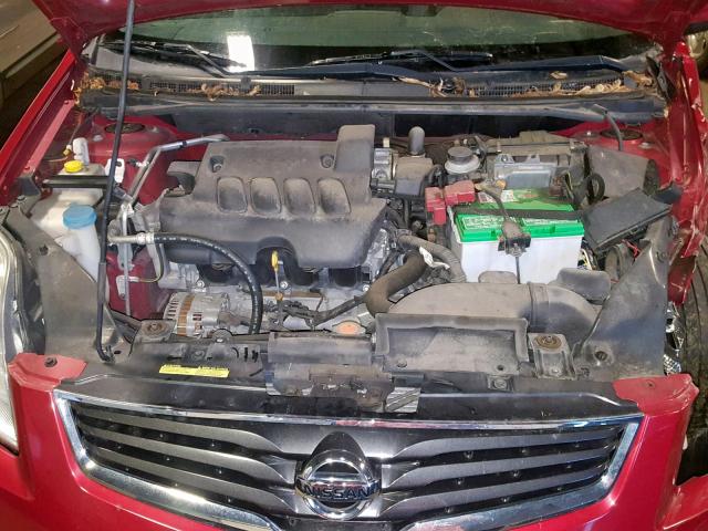 3N1AB6AP4CL734549 - 2012 NISSAN SENTRA 2.0 RED photo 7