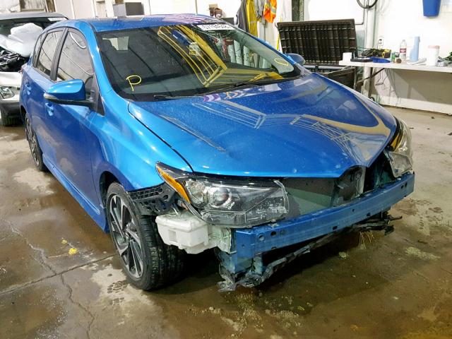 JTNKARJE6HJ531547 - 2017 TOYOTA COROLLA IM BLUE photo 1