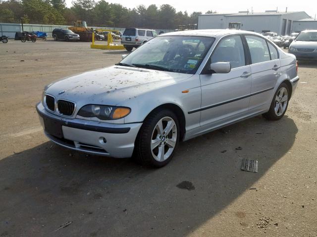 WBAEW53474PN33912 - 2004 BMW 330 XI SILVER photo 2