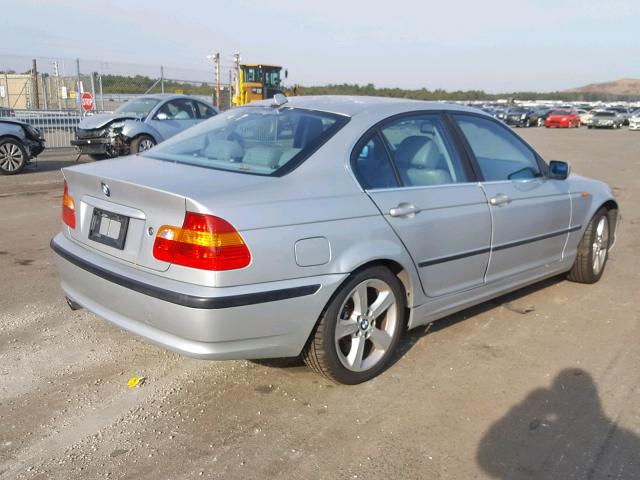 WBAEW53474PN33912 - 2004 BMW 330 XI SILVER photo 4