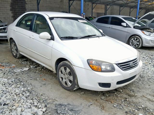 KNAFE221695630941 - 2009 KIA SPECTRA EX WHITE photo 1