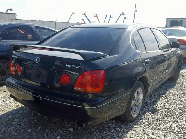 JT8BD69S320164249 - 2002 LEXUS GS 300 BLACK photo 4