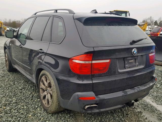 5UXFE83509L309575 - 2009 BMW X5 XDRIVE4 BLACK photo 3