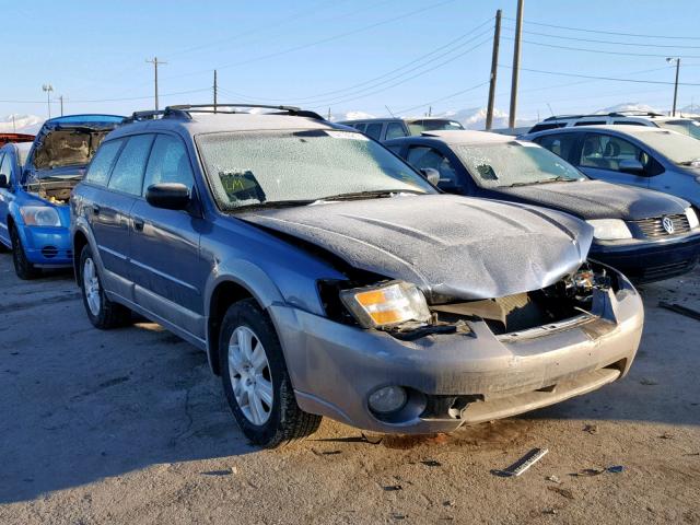 4S4BP61C157357763 - 2005 SUBARU LEGACY OUT BLUE photo 1