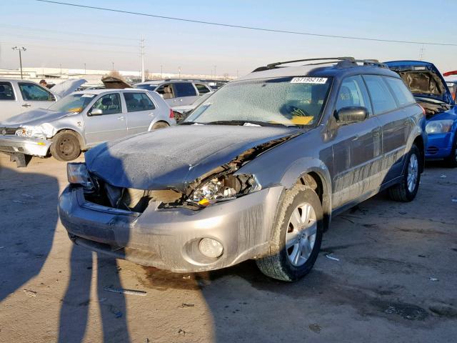 4S4BP61C157357763 - 2005 SUBARU LEGACY OUT BLUE photo 2