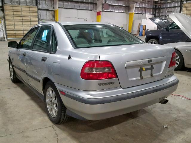 YV1VS2554YF563426 - 2000 VOLVO S40 SILVER photo 3