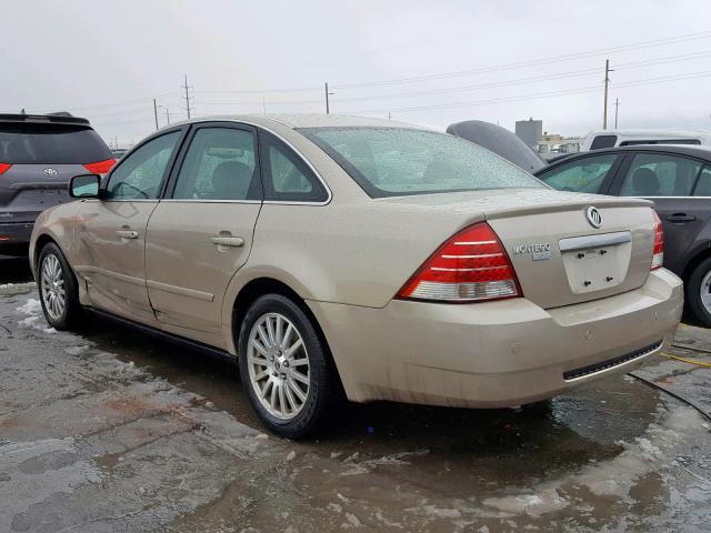 1MEFM42145G627163 - 2005 MERCURY MONTEGO PR 金色 照片 3