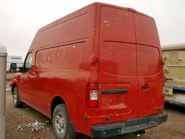 1N6AF0LY7FN807533 - 2015 NISSAN NV 2500 RED photo 3