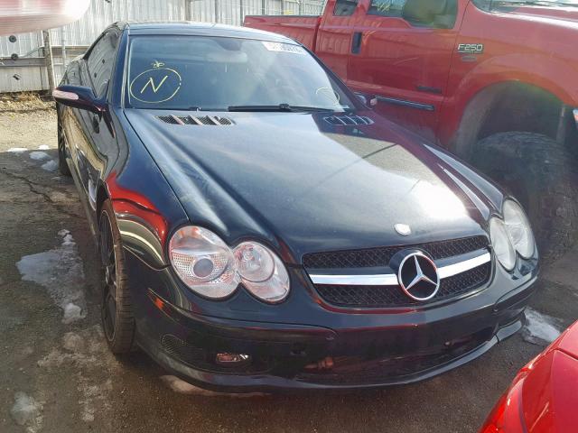 WDBSK76F06F116018 - 2006 MERCEDES-BENZ SL 600 BLACK photo 1