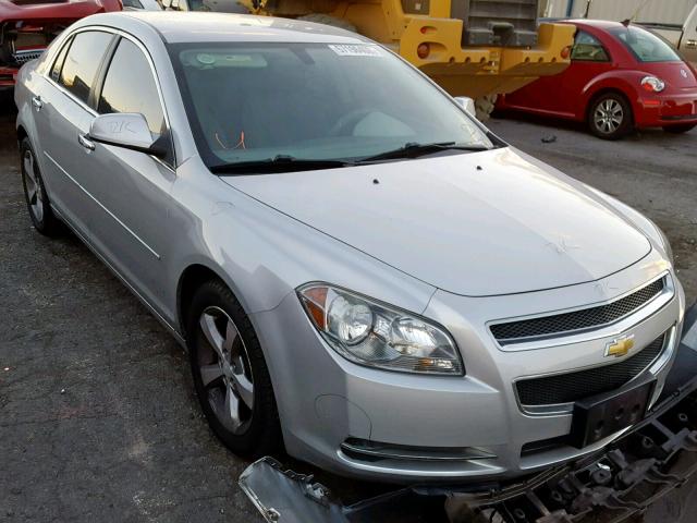1G1ZC5E01CF145272 - 2012 CHEVROLET MALIBU 1LT SILVER photo 1