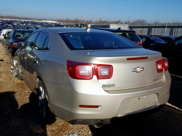 1G11H5SL6EF125776 - 2014 CHEVROLET MALIBU LTZ 银色 照片 3