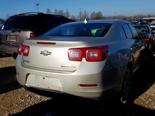 1G11H5SL6EF125776 - 2014 CHEVROLET MALIBU LTZ 银色 照片 4