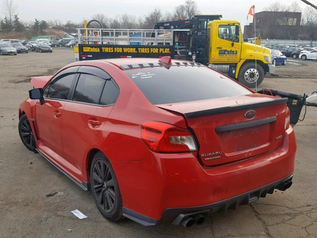 JF1VA1G64F9801589 - 2015 SUBARU WRX LIMITE RED photo 3