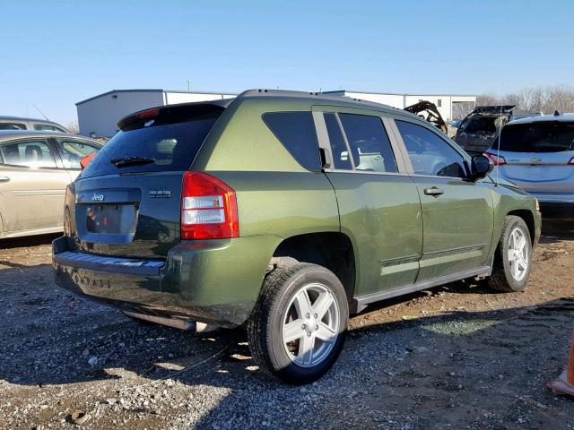 1J8FT47W88D795198 - 2008 JEEP COMPASS SP 绿色 照片 4