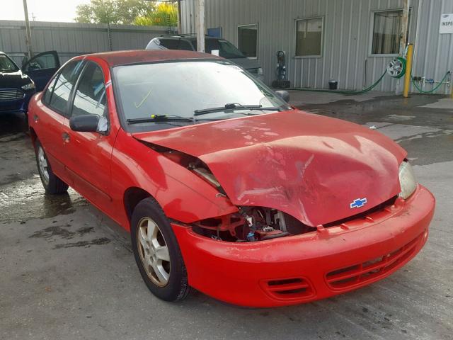 1G1JF524727308222 - 2002 CHEVROLET CAVALIER L RED photo 1