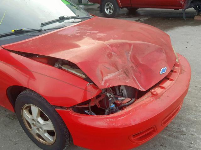 1G1JF524727308222 - 2002 CHEVROLET CAVALIER L RED photo 9