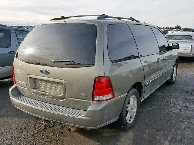 2FMZA52224BA94673 - 2004 FORD FREESTAR S GRAY photo 4