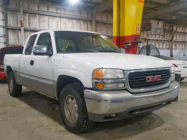 2GTEK19TX11305417 - 2001 GMC NEW SIERRA WHITE photo 1