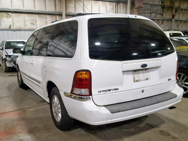 2FMDA5341YBC87297 - 2000 FORD WINDSTAR S WHITE photo 3