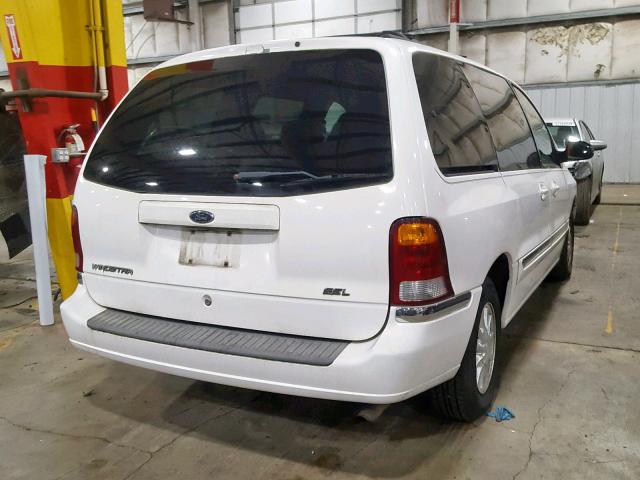 2FMDA5341YBC87297 - 2000 FORD WINDSTAR S WHITE photo 4