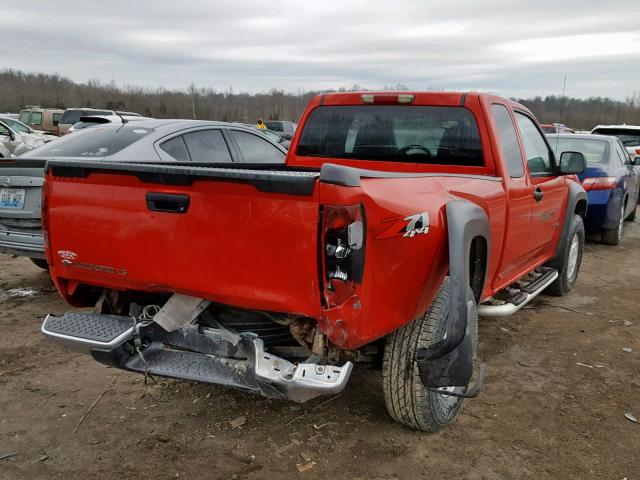 1GCDT196248156411 - 2004 CHEVROLET COLORADO RED photo 4