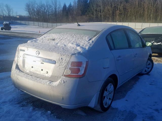 3N1AB6AP2AL607831 - 2010 NISSAN SENTRA 2.0 SILVER photo 4