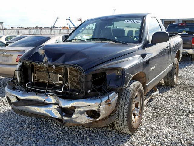 1D7HA16K18J176615 - 2008 DODGE RAM 1500 S BLACK photo 2