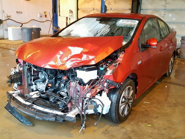 JTDKARFP0H3064743 - 2017 TOYOTA PRIUS PRIM 红色 照片 2