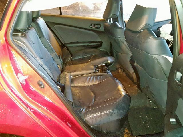 JTDKARFP0H3064743 - 2017 TOYOTA PRIUS PRIM 红色 照片 6