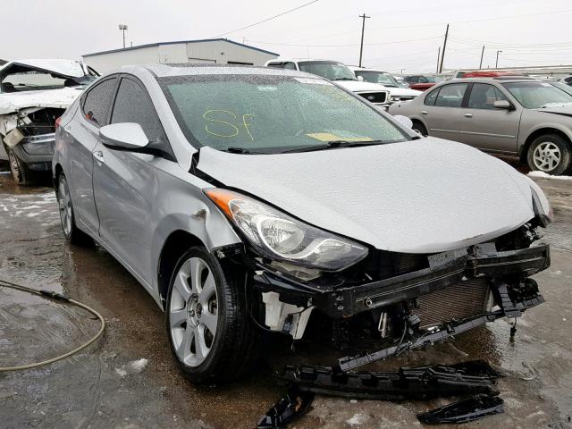 KMHDH4AE9DU693656 - 2013 HYUNDAI ELANTRA GL SILVER photo 1