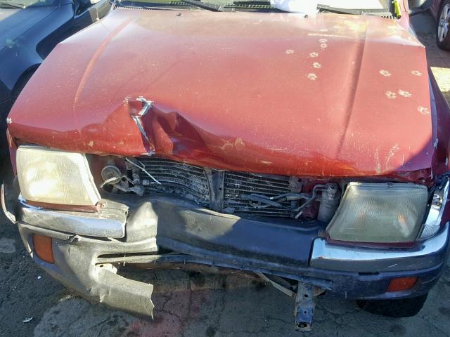 4TAPM62N6XZ524320 - 1999 TOYOTA TACOMA RED photo 7
