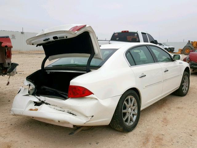 1G4HD57287U117044 - 2007 BUICK LUCERNE WHITE photo 4